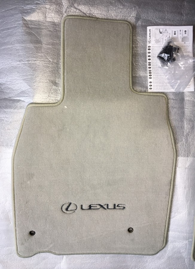 Коврики велюровые серые длинная база LEXUS LS600Н PZ452F3352BX