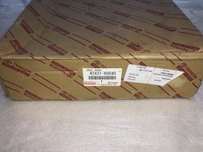 Барабан тормозной задний TOYOTA LC70 4243160040